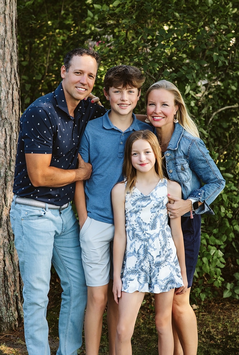 Dr. Jason Wiese and his family in Omaha