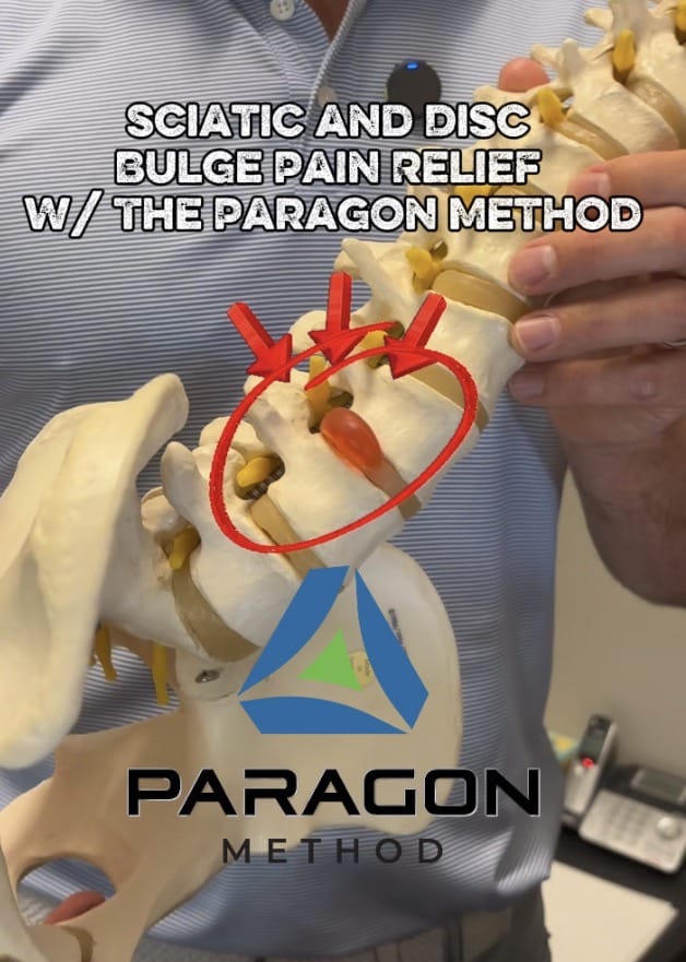 Sciatica relief Omaha chiropractor treating disc bulge and low back pain