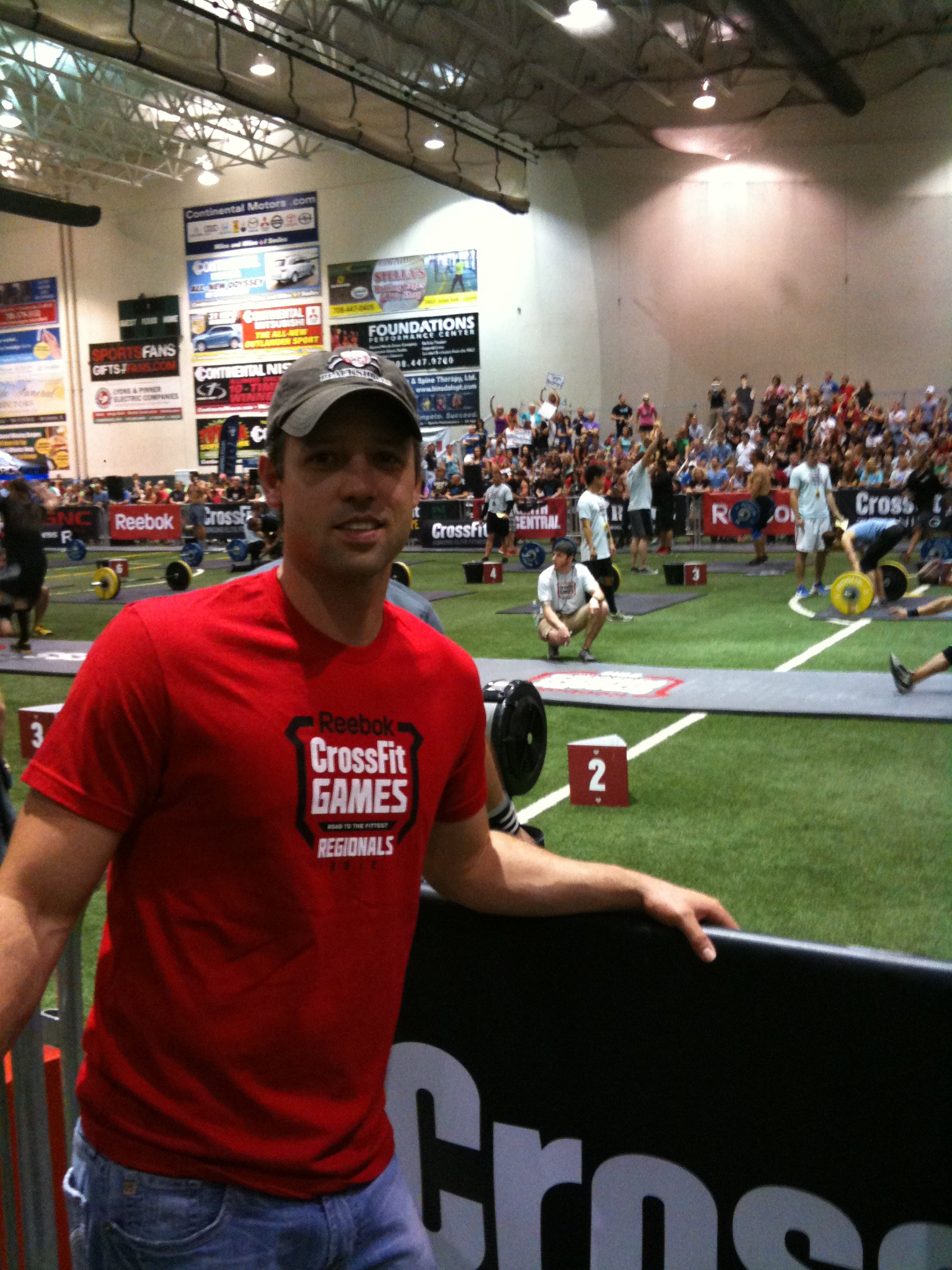 At a CrossFit regional competition